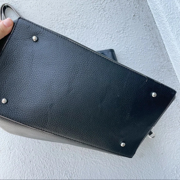 Lodis black pebbled leather tote bag - Picture 3 of 11